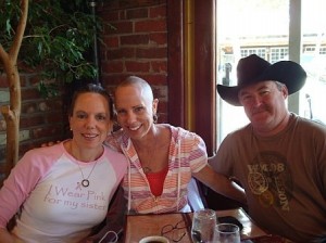 Me and my sister, Pamela (and her husband)