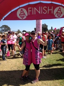 Pam and Suzanne, Avon Walk for Breast Cancer, Santa Barabara (39.3 miles).