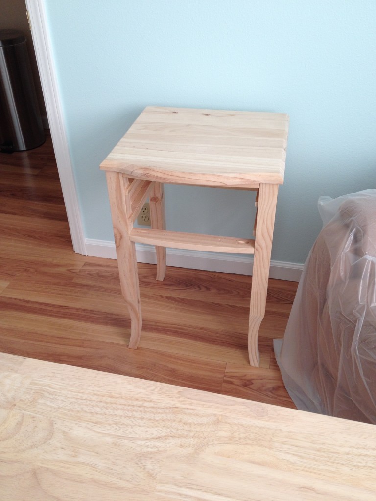Side table, before refinishing