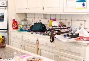 A Cluttered Kitchen. Photo courtesy of Google Images